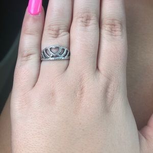 pandora heart crown ring